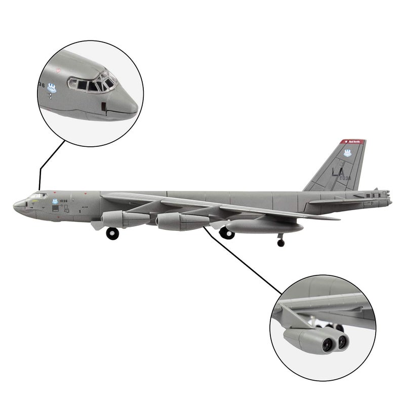 HANGHANG 1/200 Scale B-52 Attack Plane Metal Fighter Military Model Fairchild Republic Diecast Plane Model for Commemorate Collection or Gifts - Image 4
